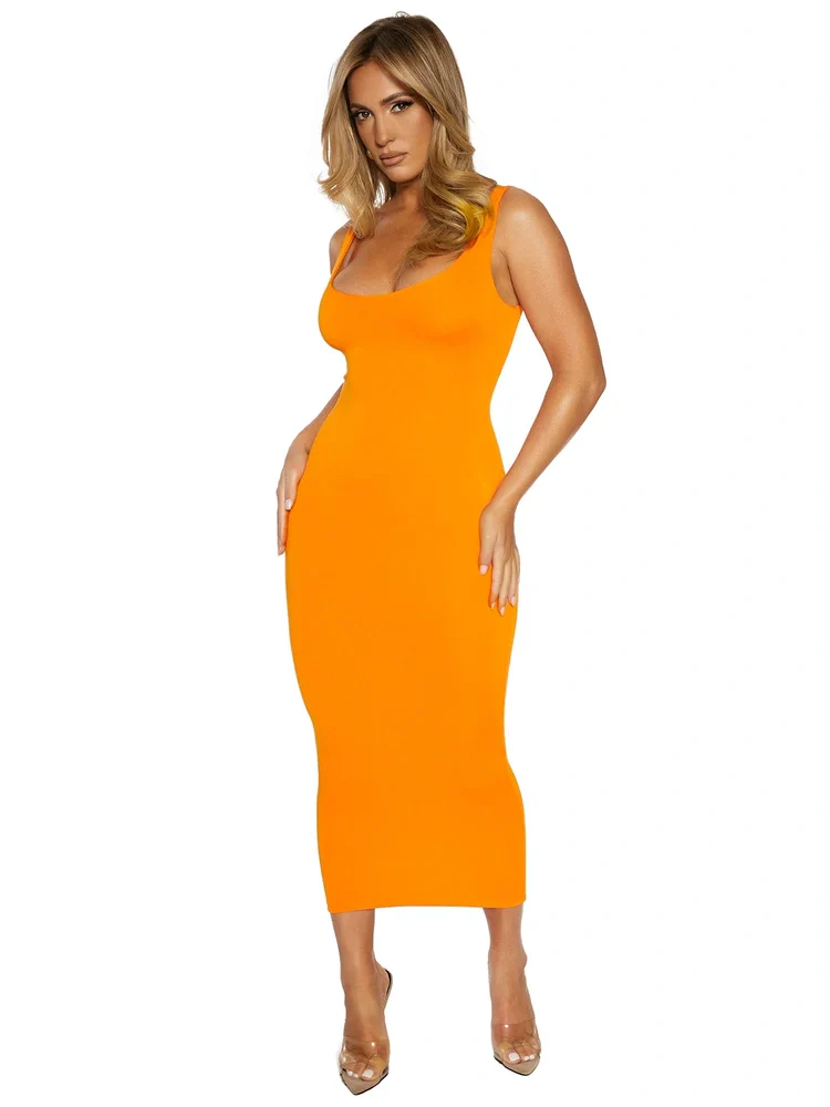 NW Sculpt Tank Midi Dress - Image 39