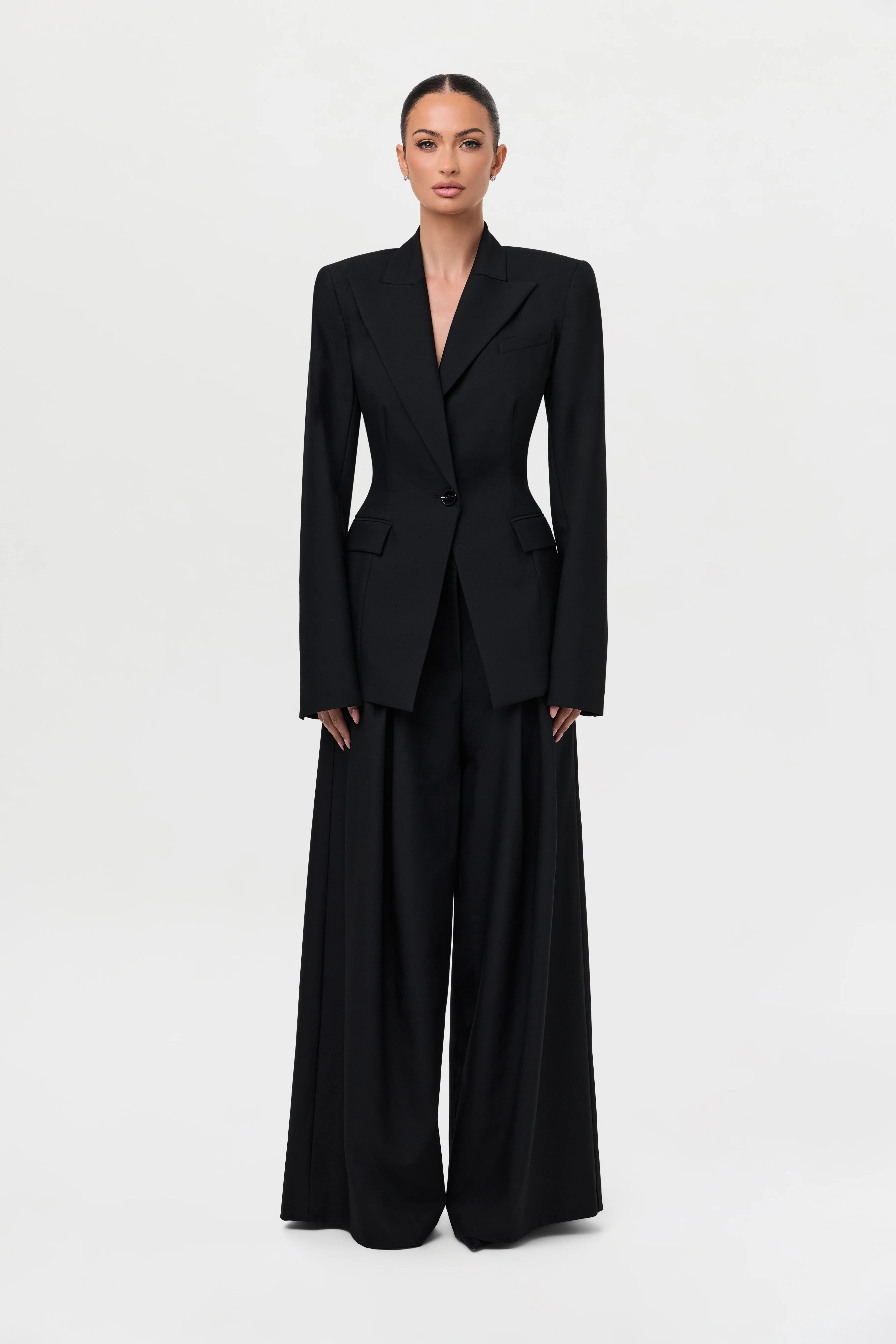 Suiting Pleated Wide-Leg Pant - Image 16