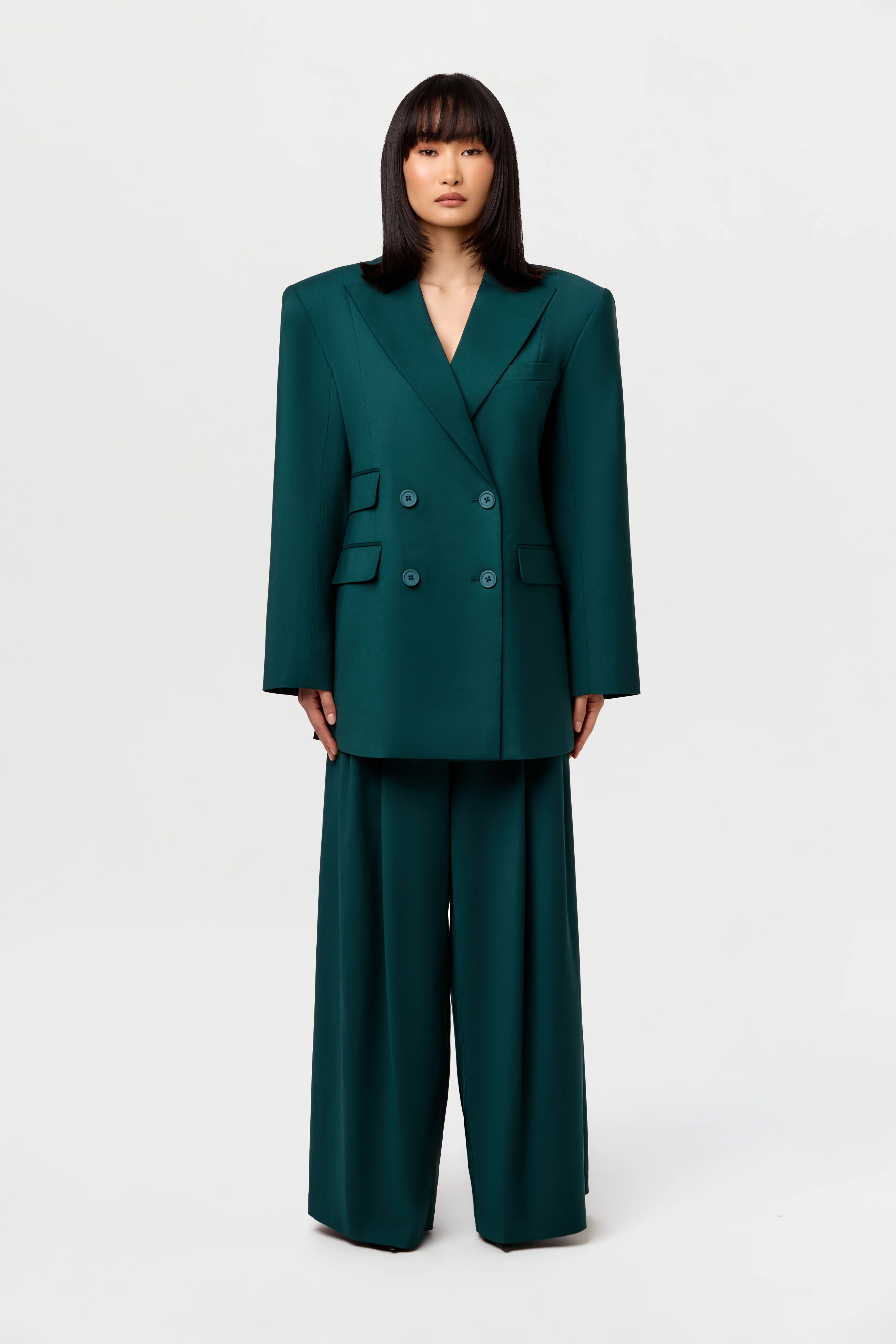 Suiting Pleated Wide-Leg Pant - Image 22