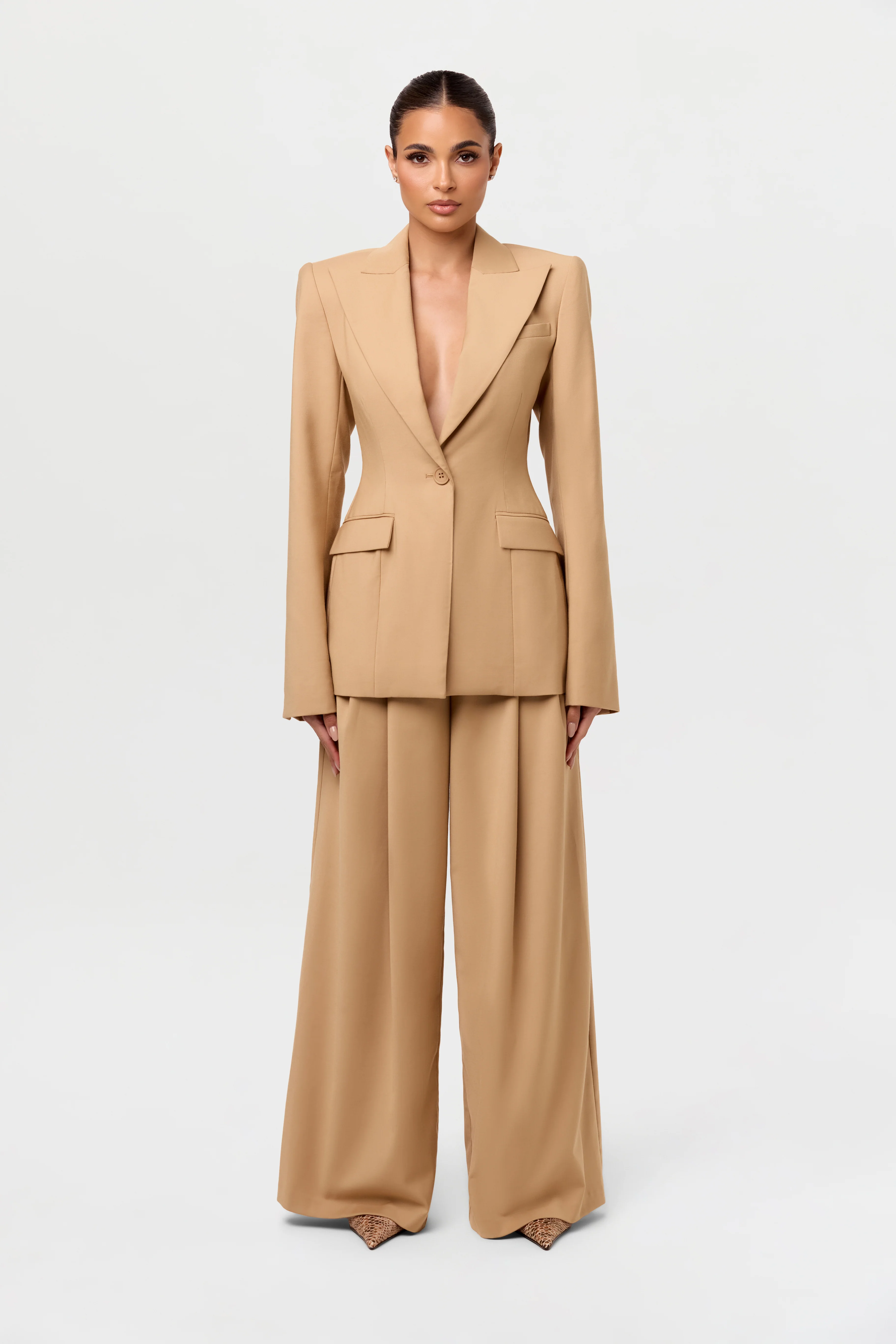 Suiting Pleated Wide-Leg Pant - Image 28