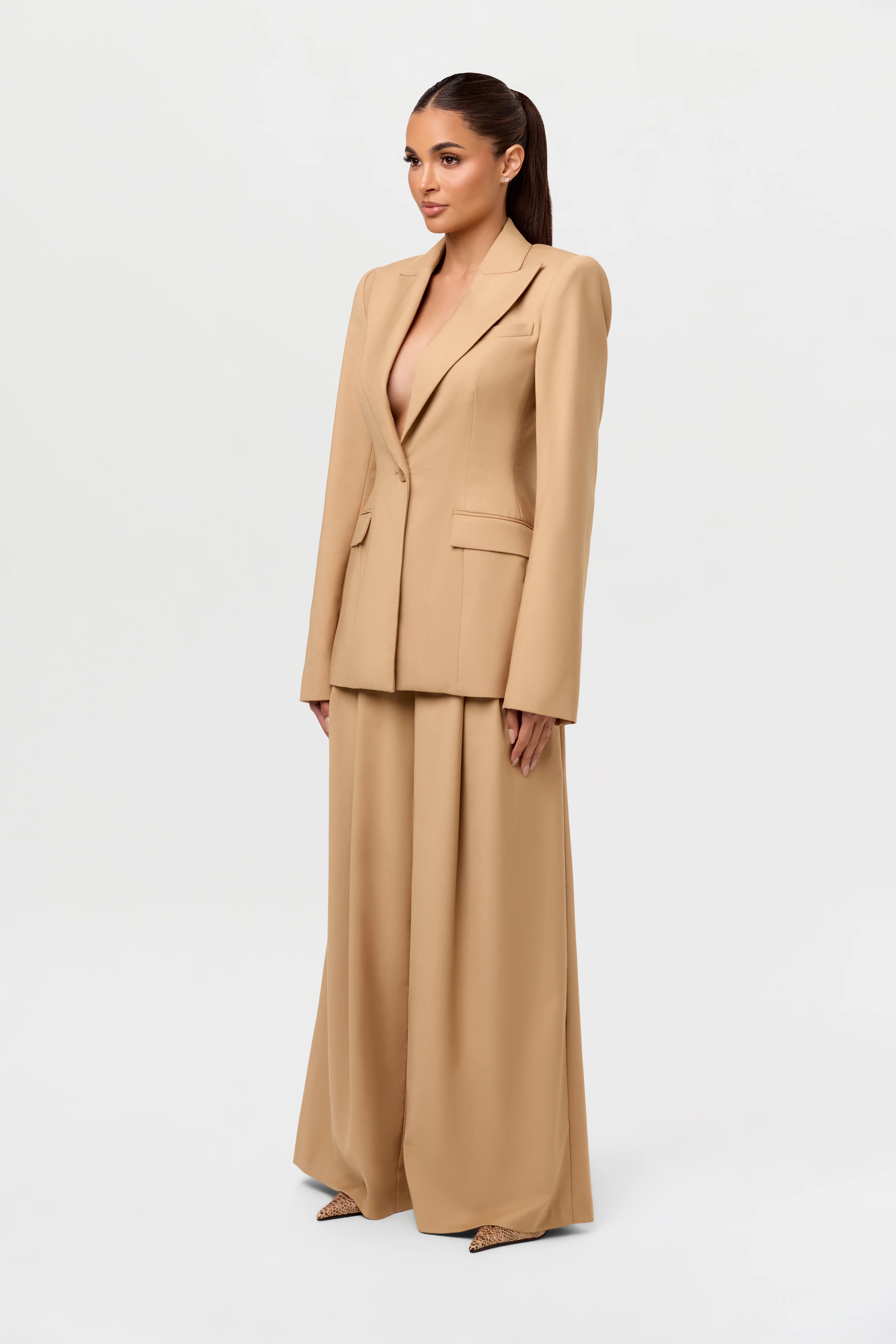 Suiting Pleated Wide-Leg Pant - Image 29