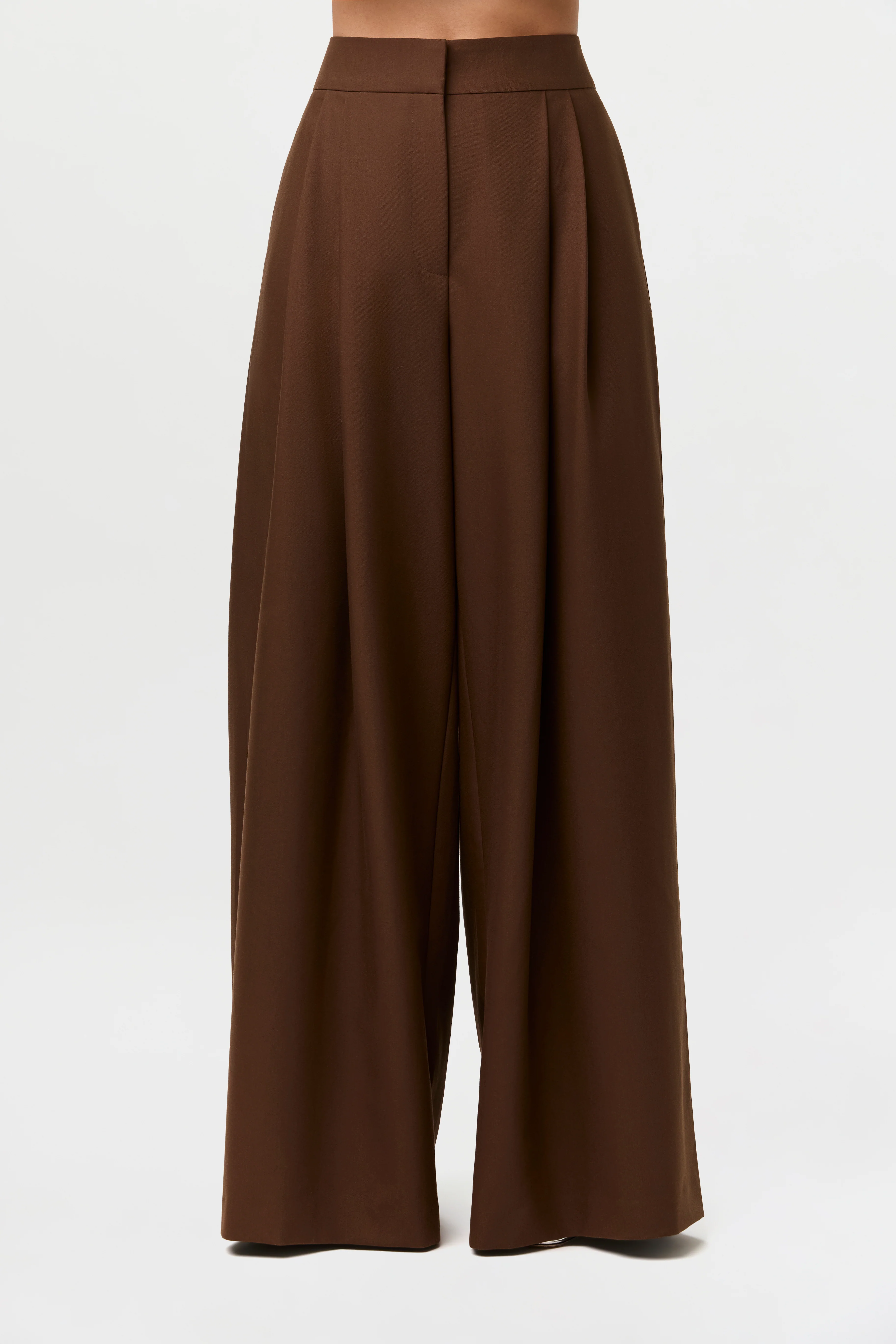 Suiting Pleated Wide-Leg Pant - Image 3