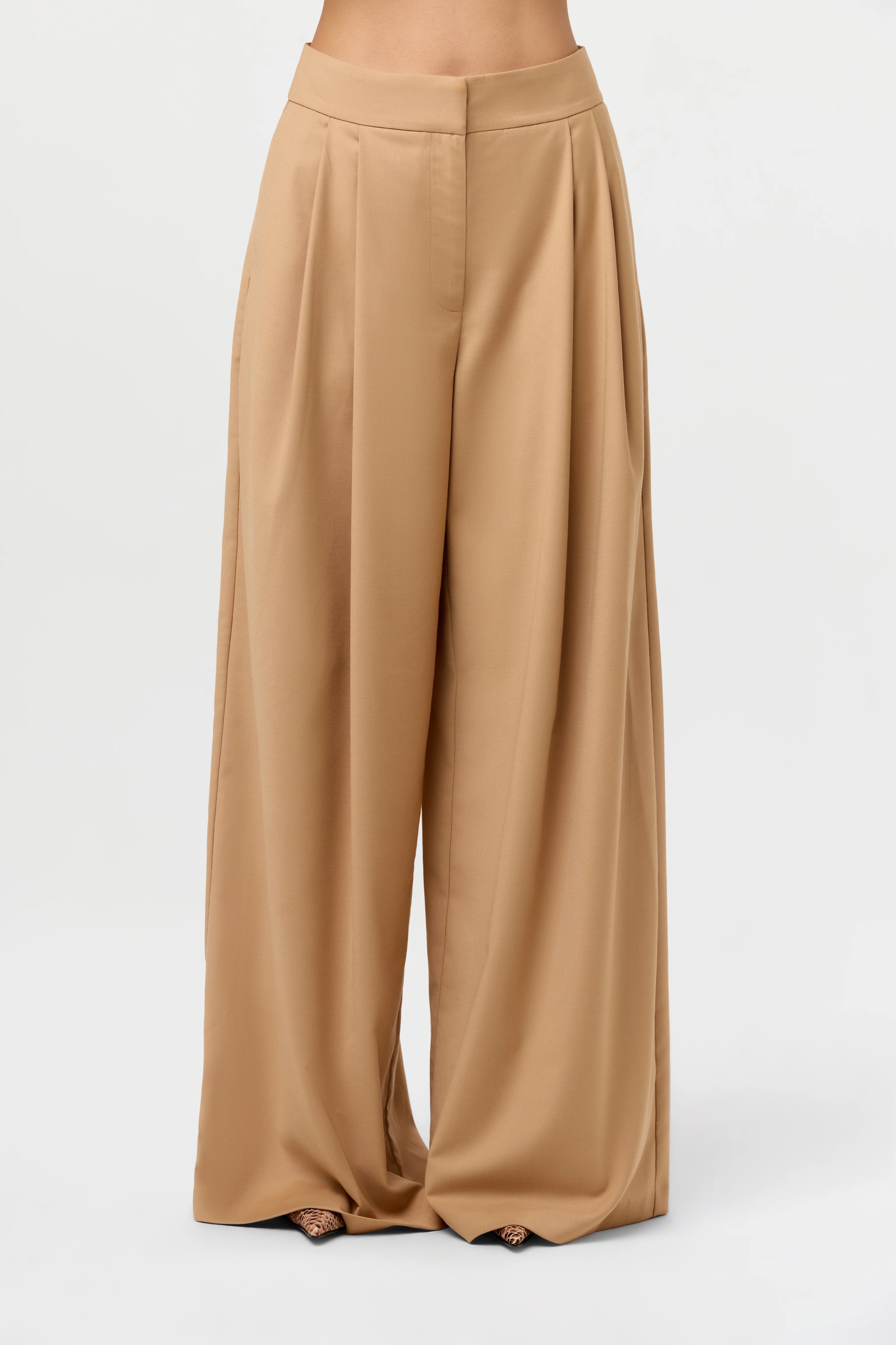 Suiting Pleated Wide-Leg Pant - Image 30