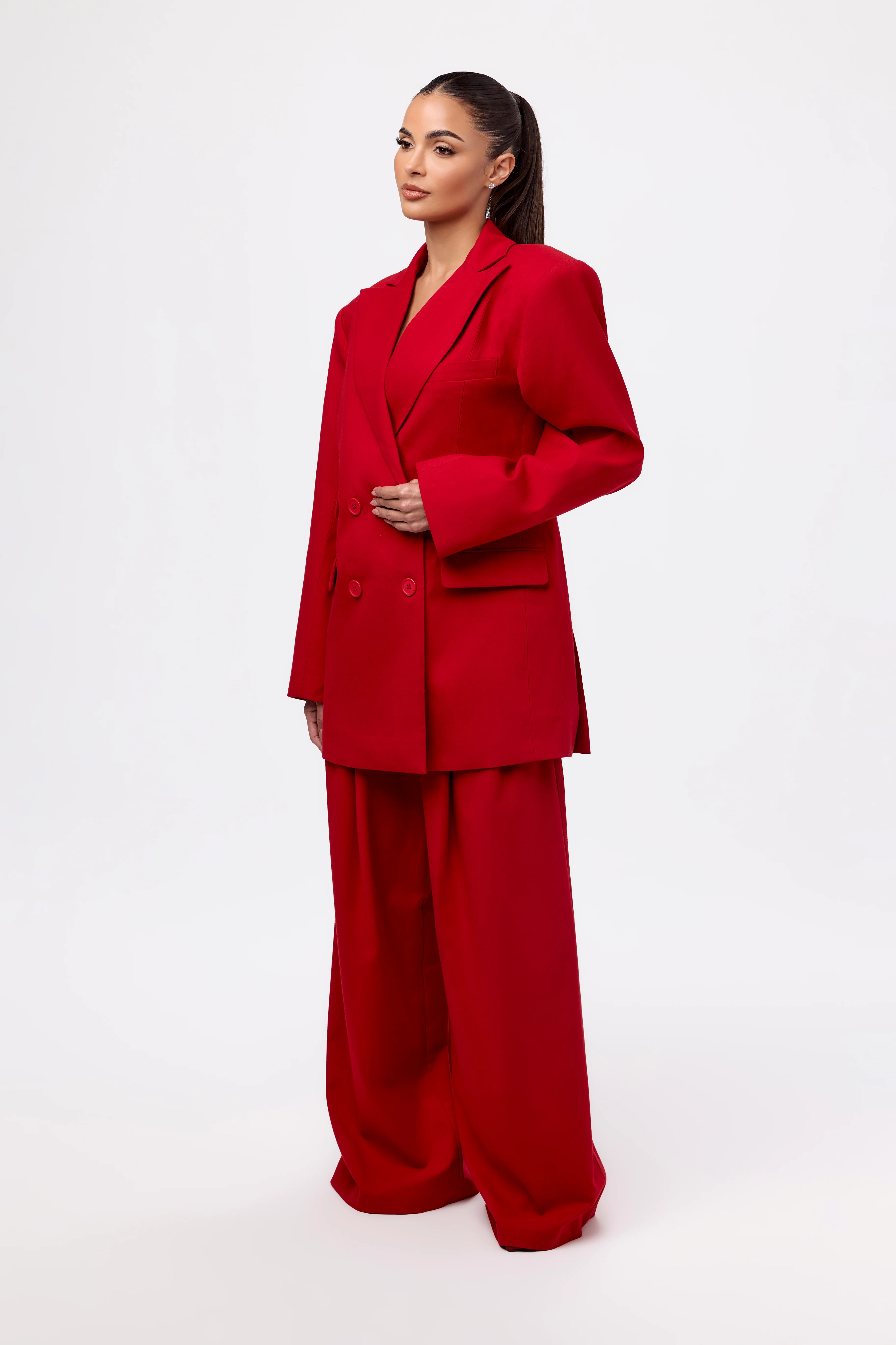 Suiting Pleated Wide-Leg Pant - Image 32