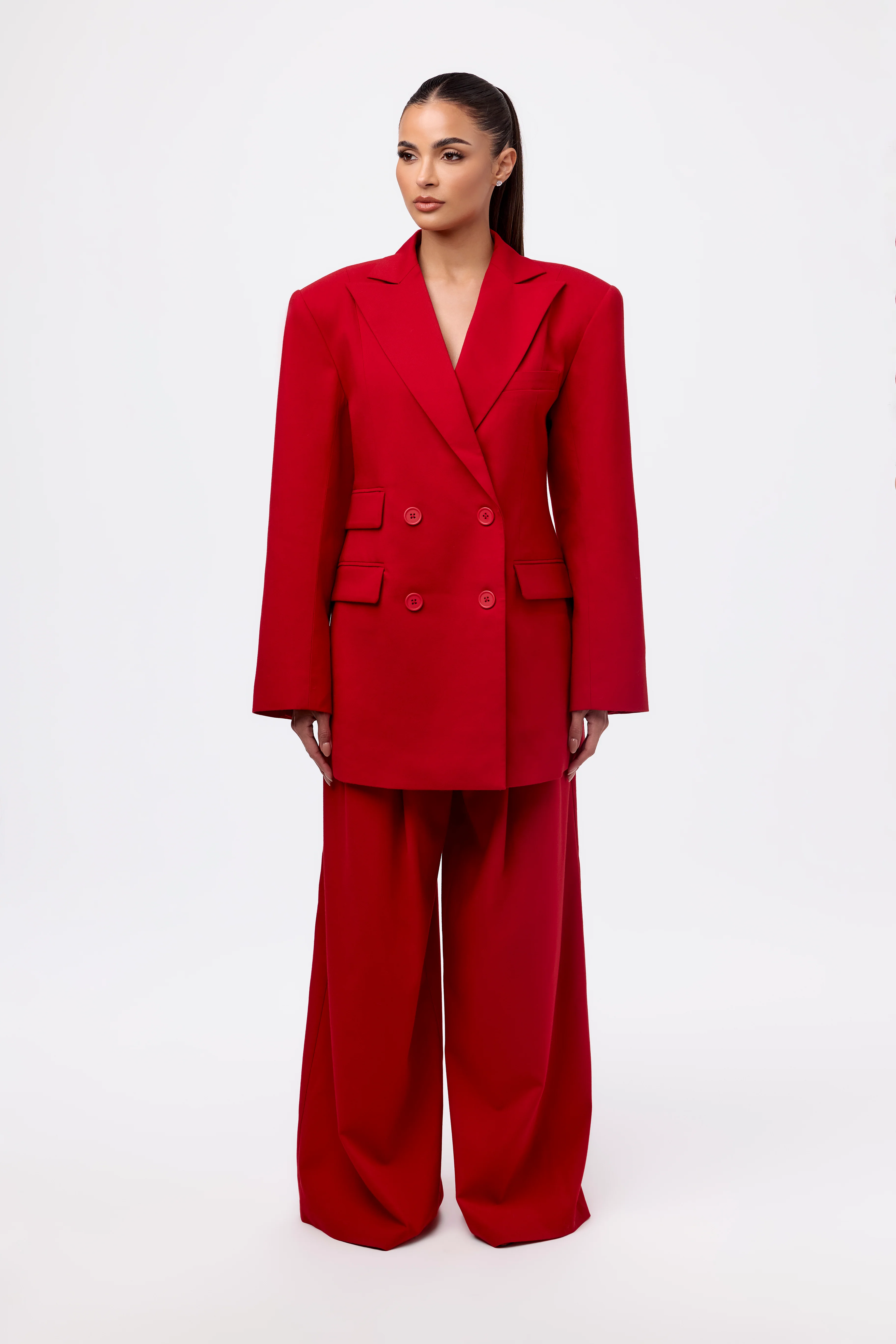 Suiting Pleated Wide-Leg Pant - Image 33