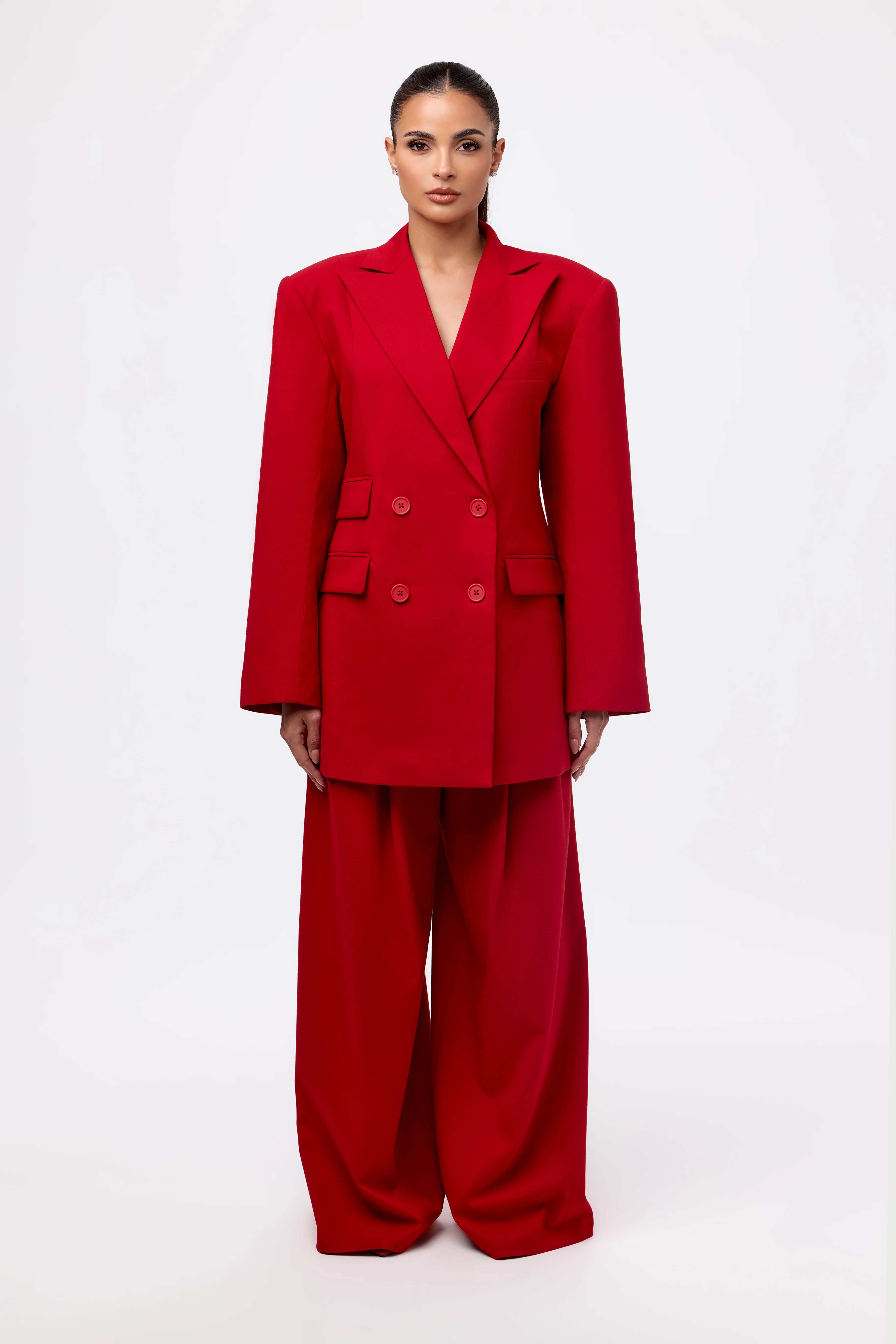 Suiting Pleated Wide-Leg Pant - Image 34