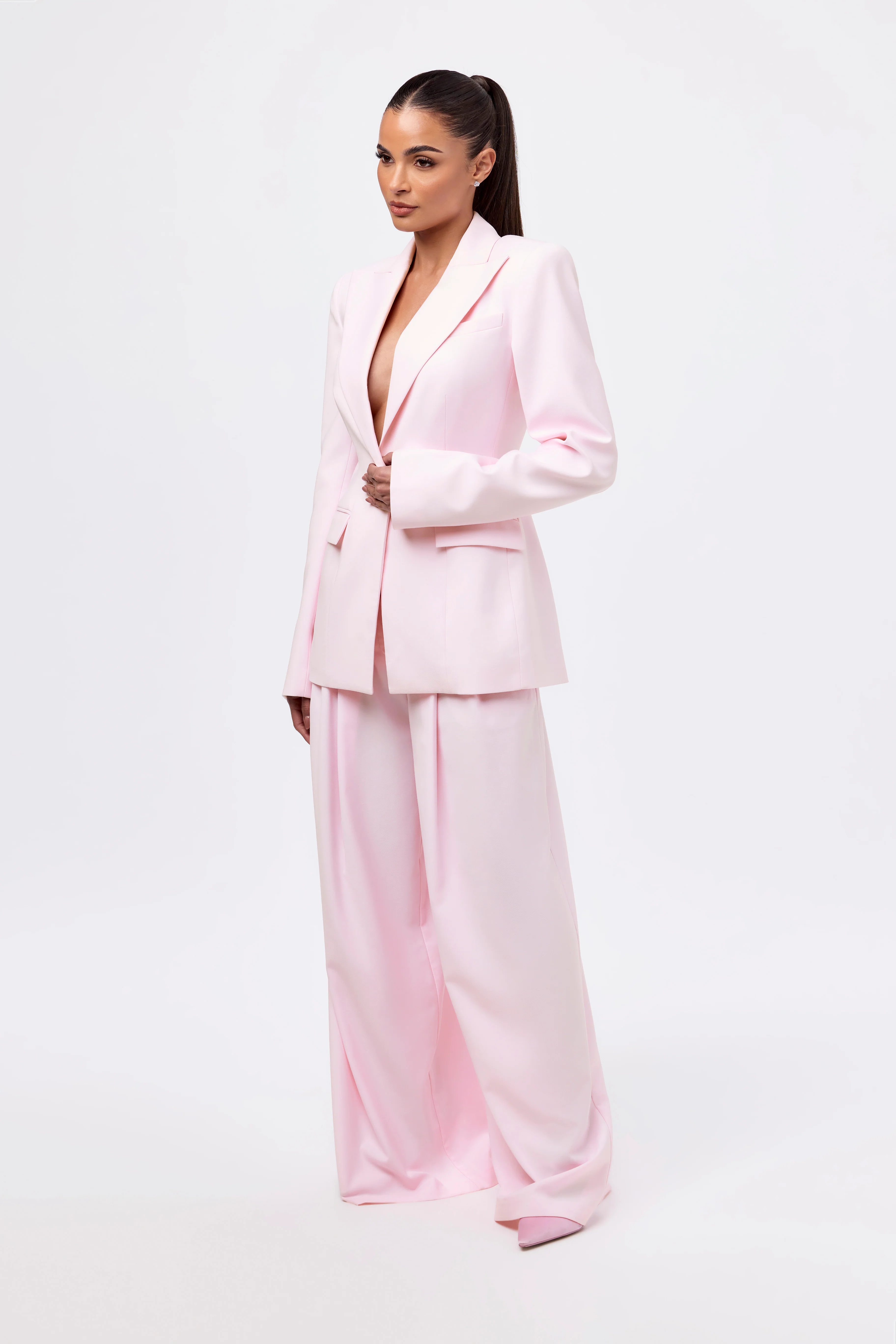 Suiting Pleated Wide-Leg Pant - Image 41