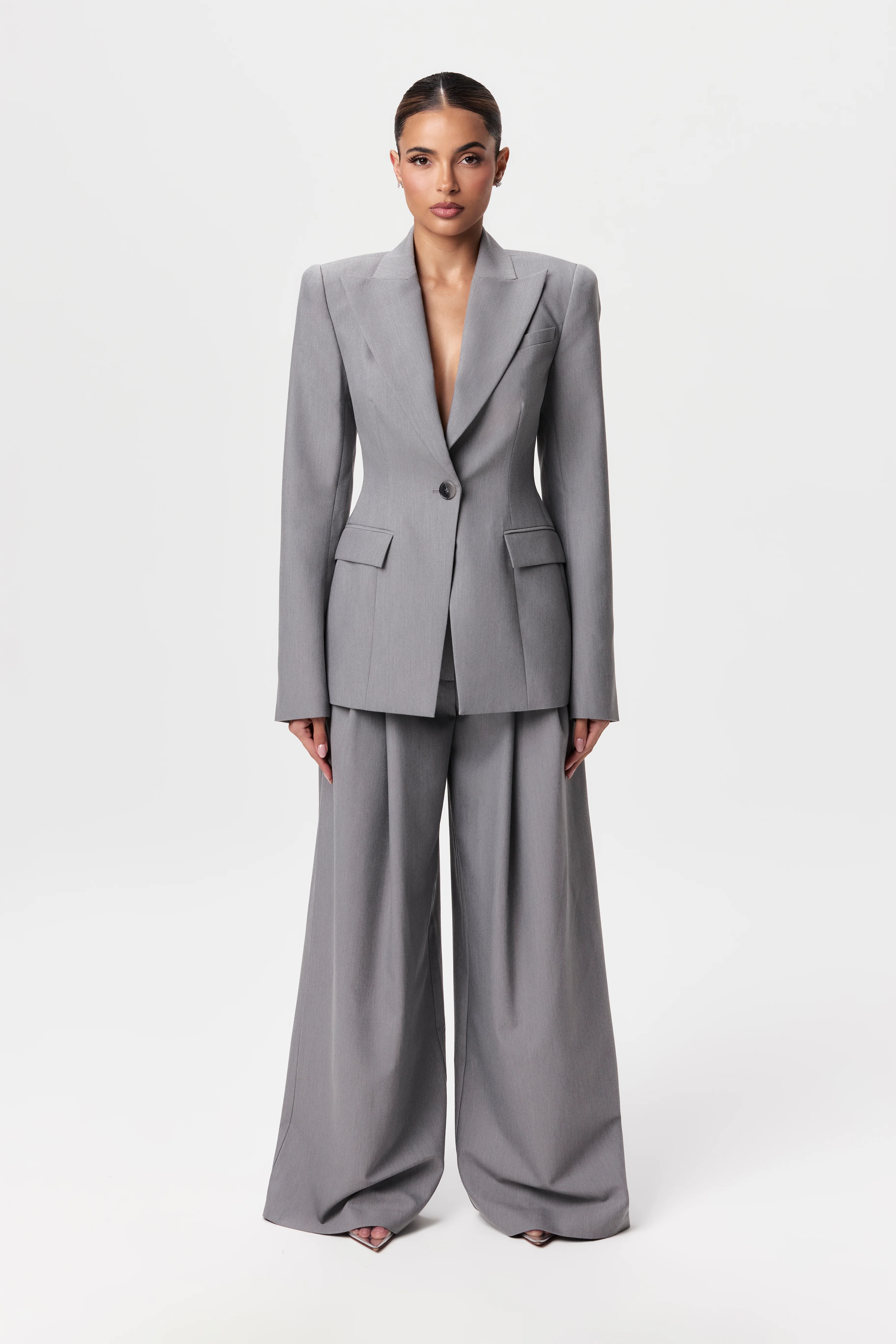 Suiting Pleated Wide-Leg Pant - Image 45