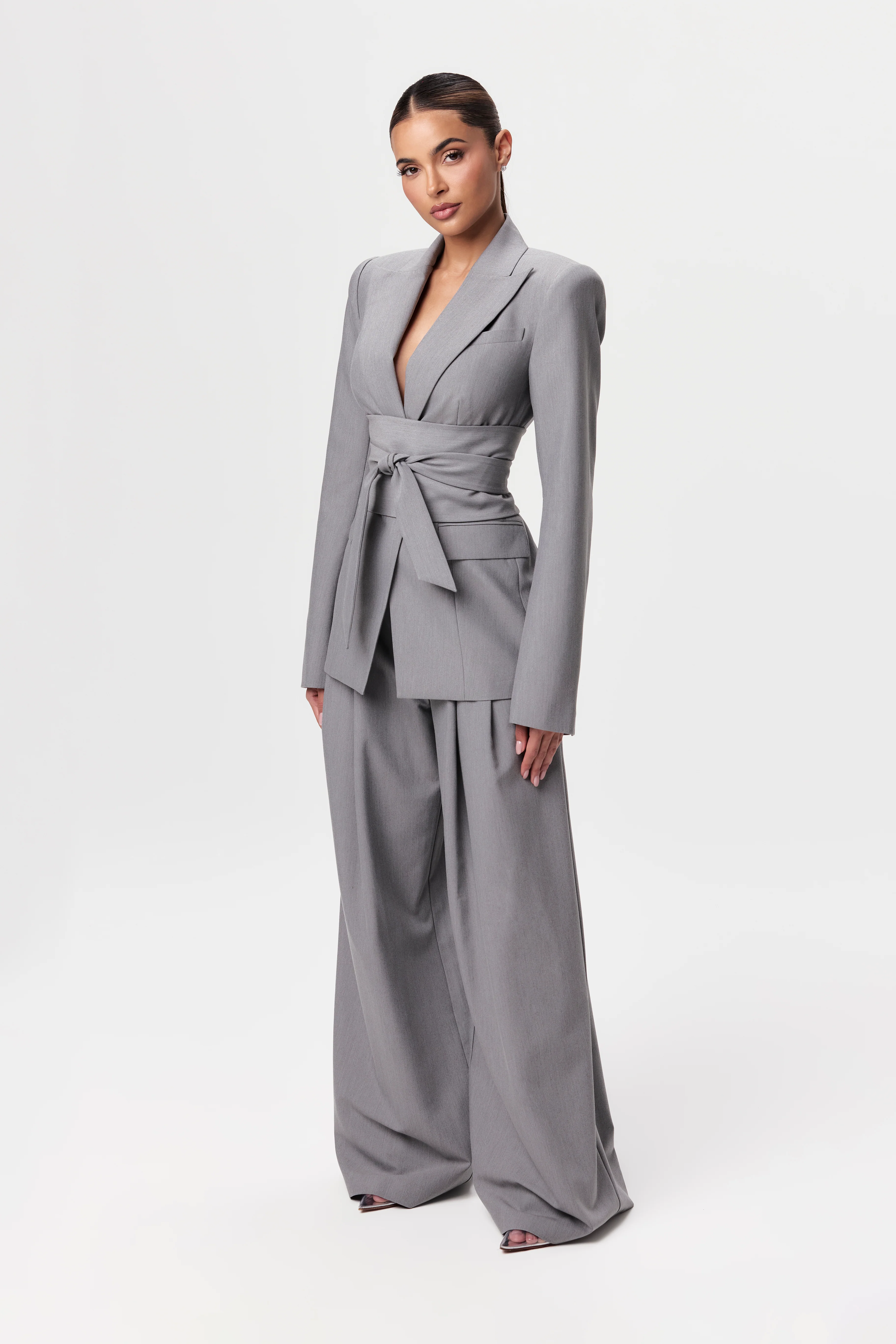 Suiting Pleated Wide-Leg Pant - Image 49