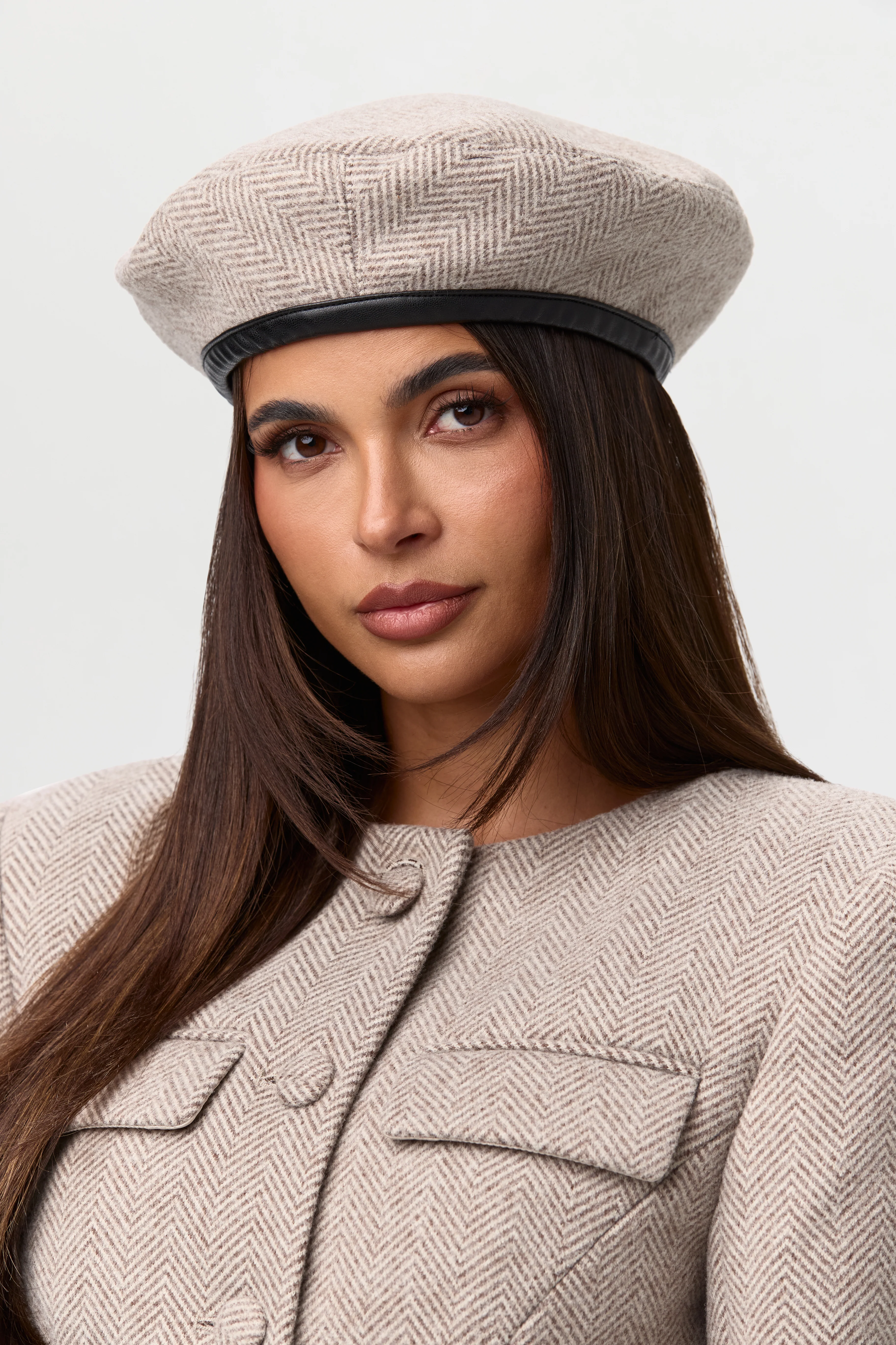 Suited Print Beret - Image 3