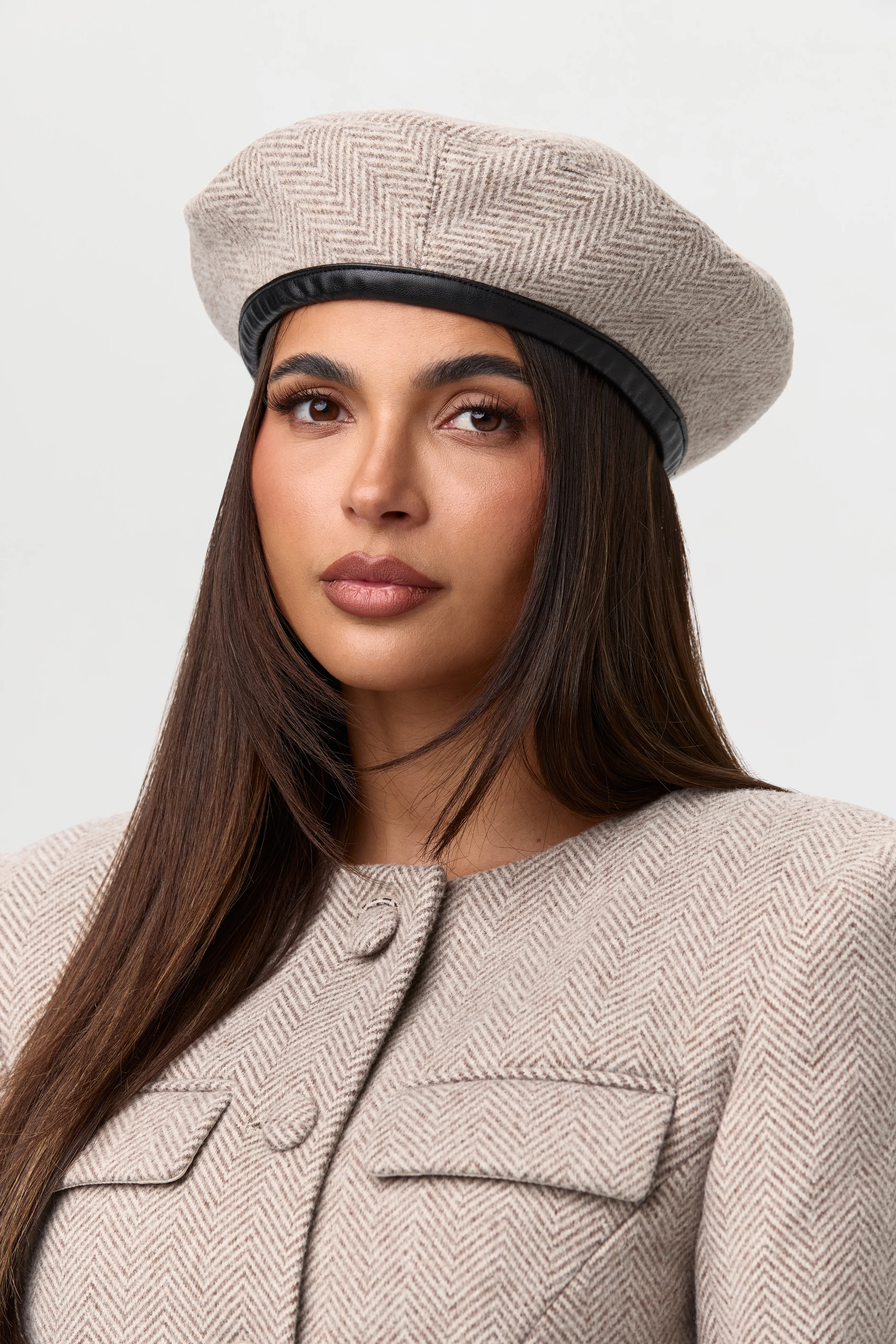 Suited Print Beret - Image 5