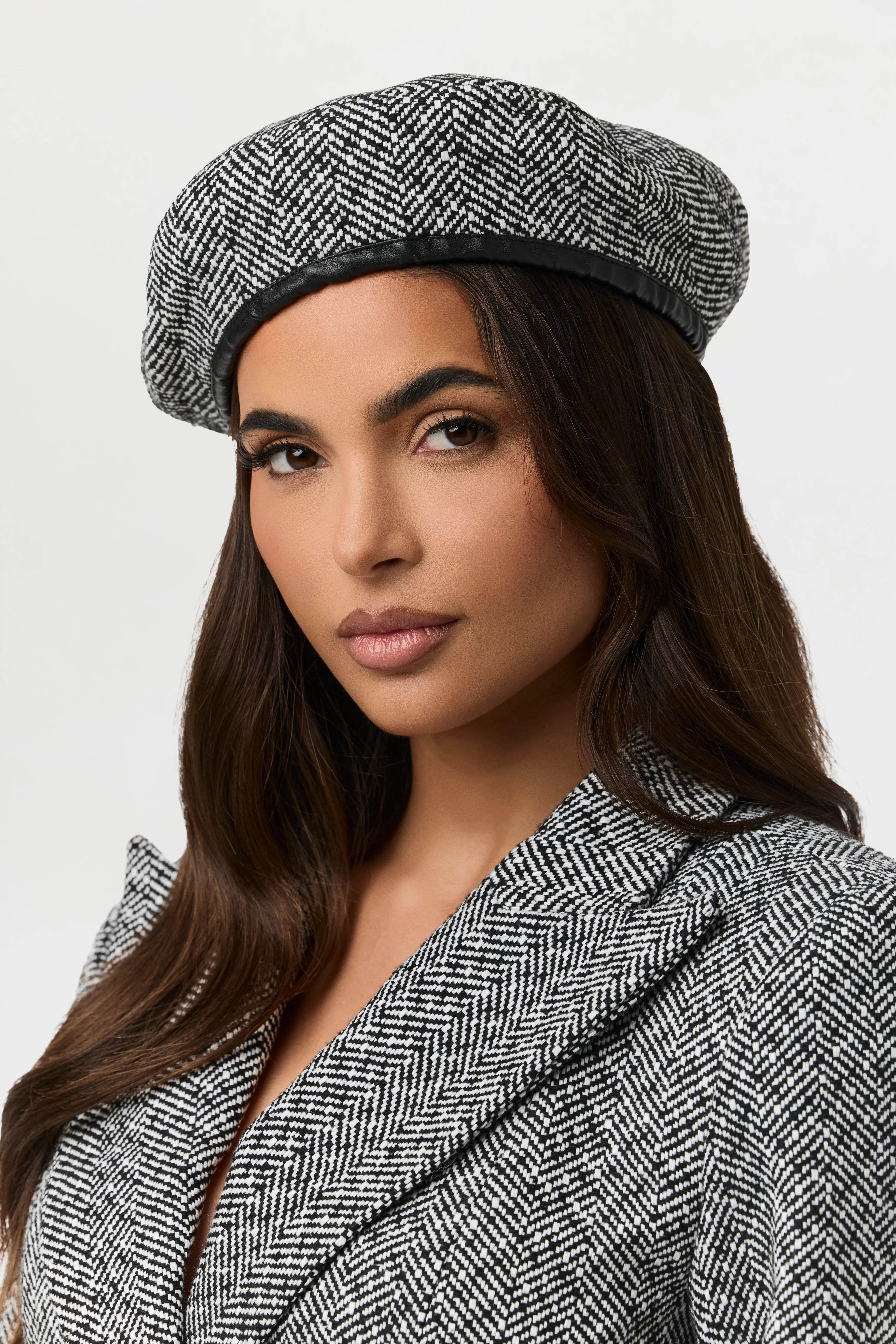 Suited Print Beret - Image 6