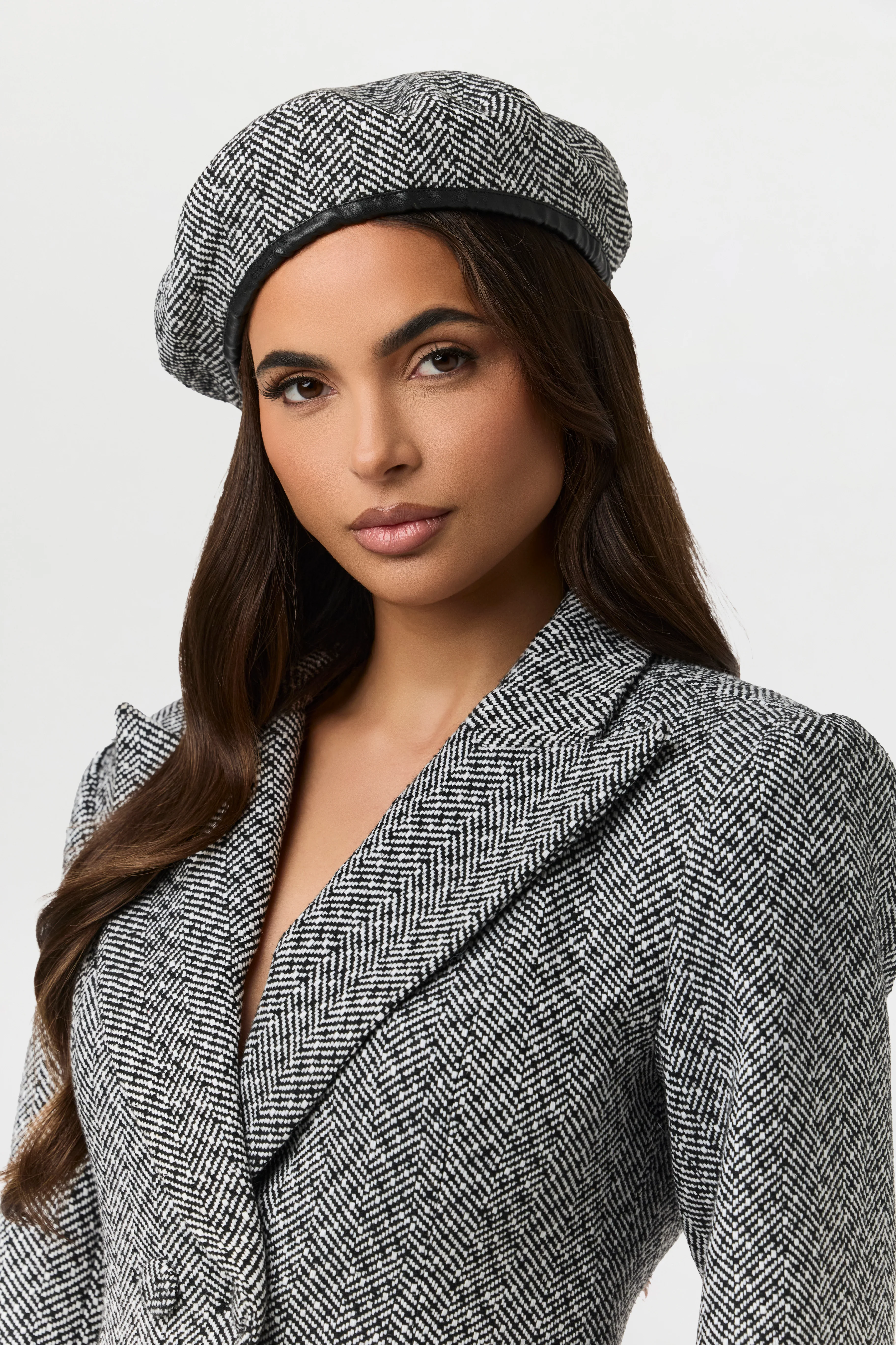 Suited Print Beret - Image 7