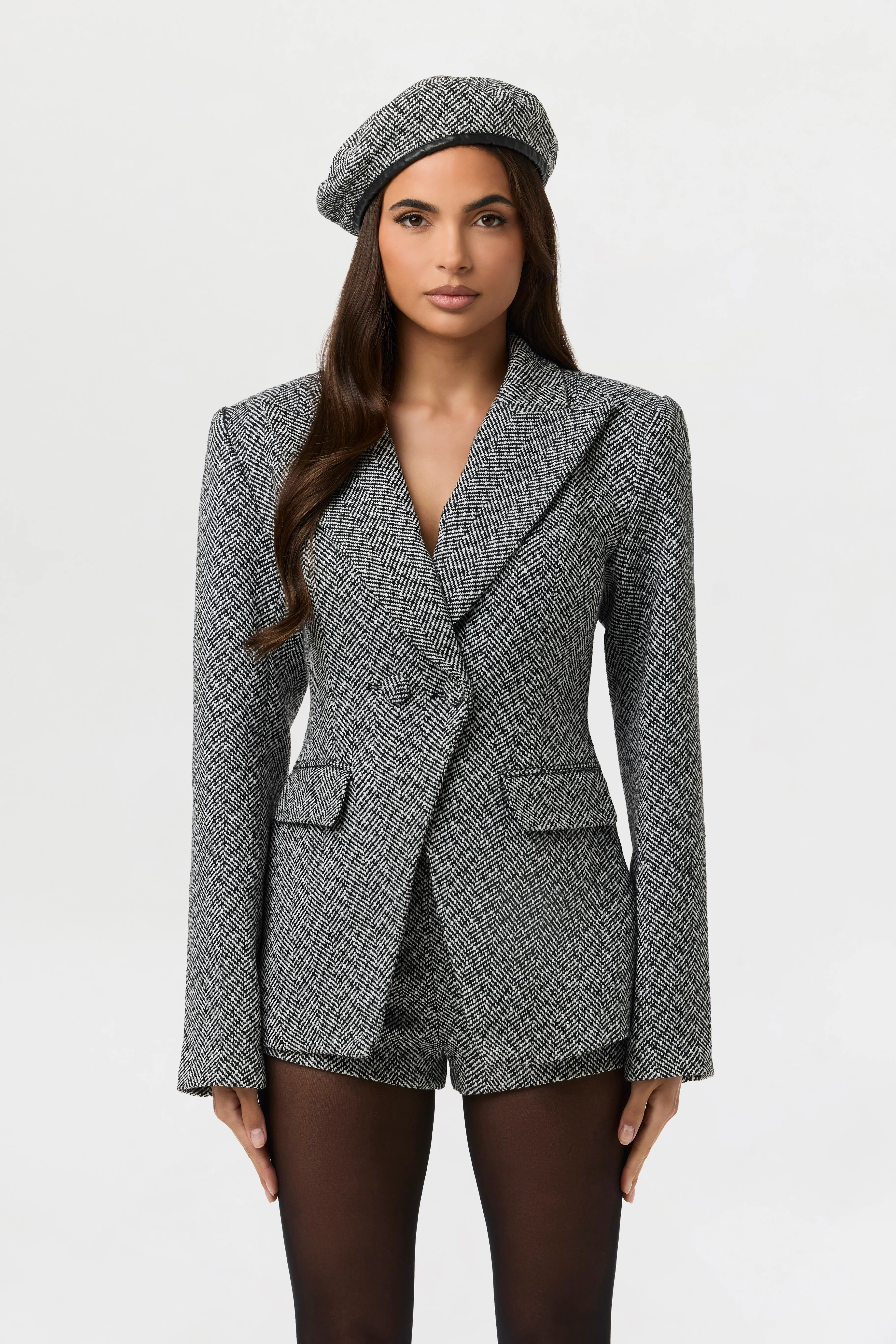 Suited Print Beret - Image 8