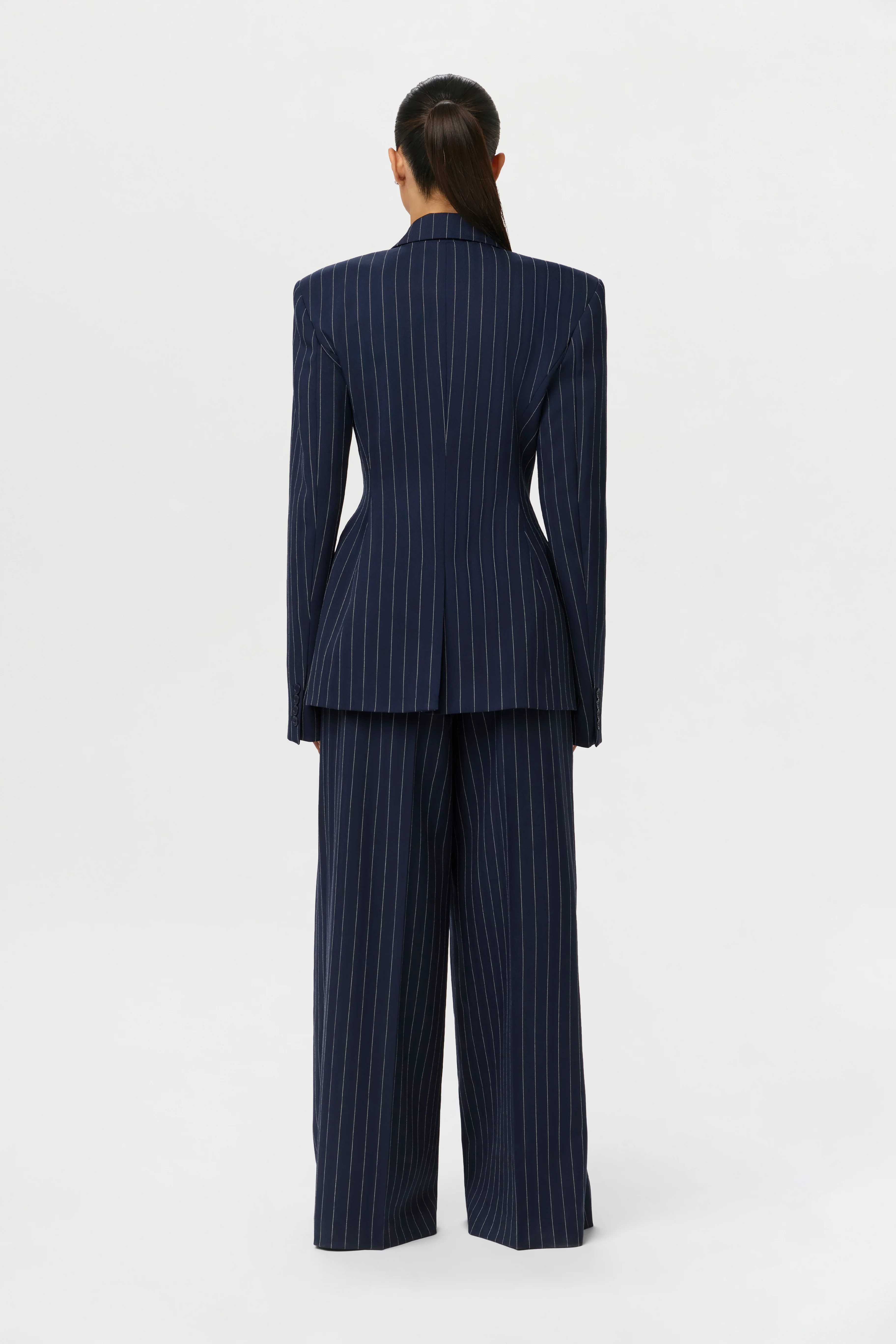 Suiting Pinstripe Wide-Leg Pant - Image 13