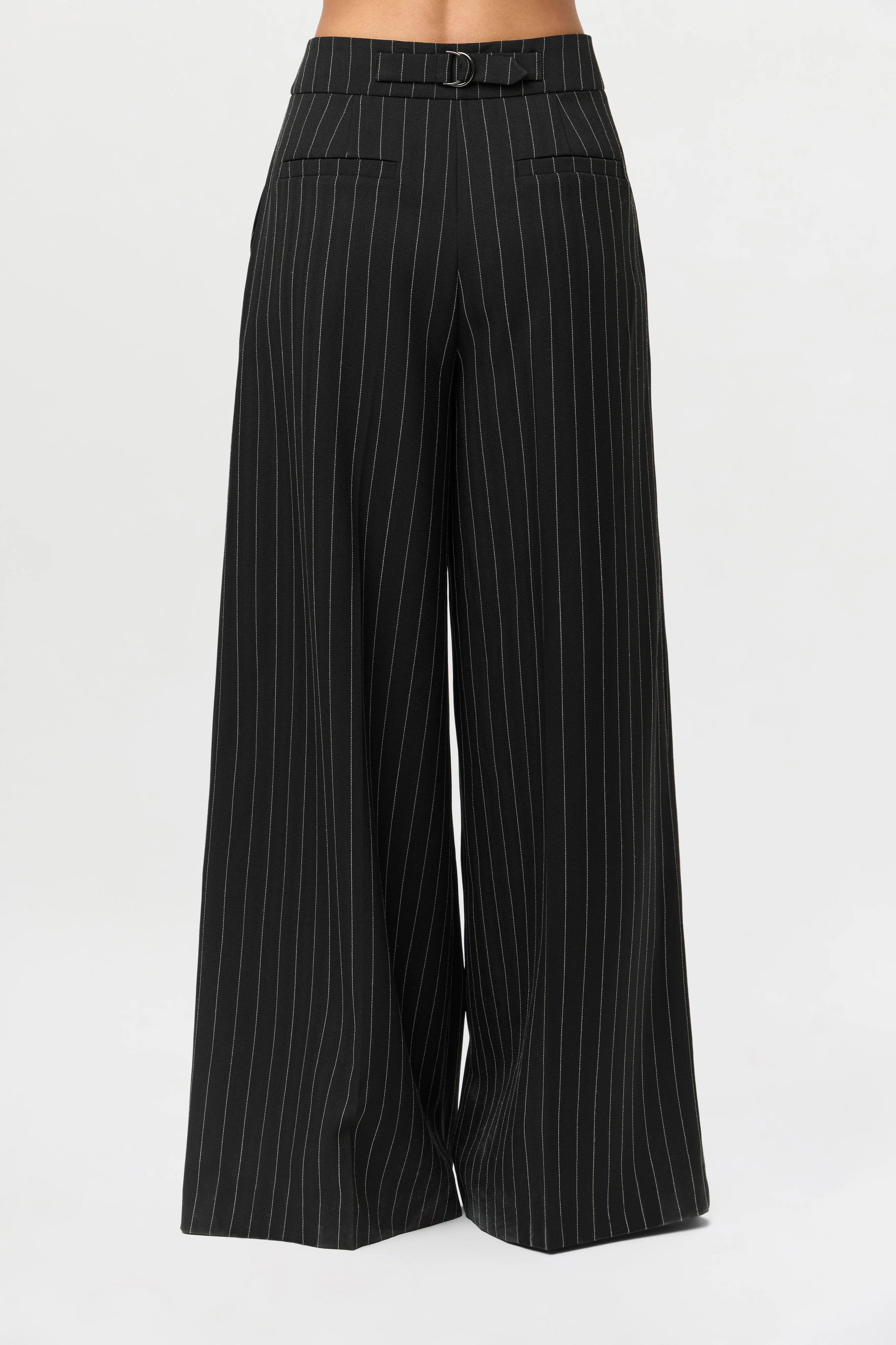 Suiting Pinstripe Wide-Leg Pant - Image 6