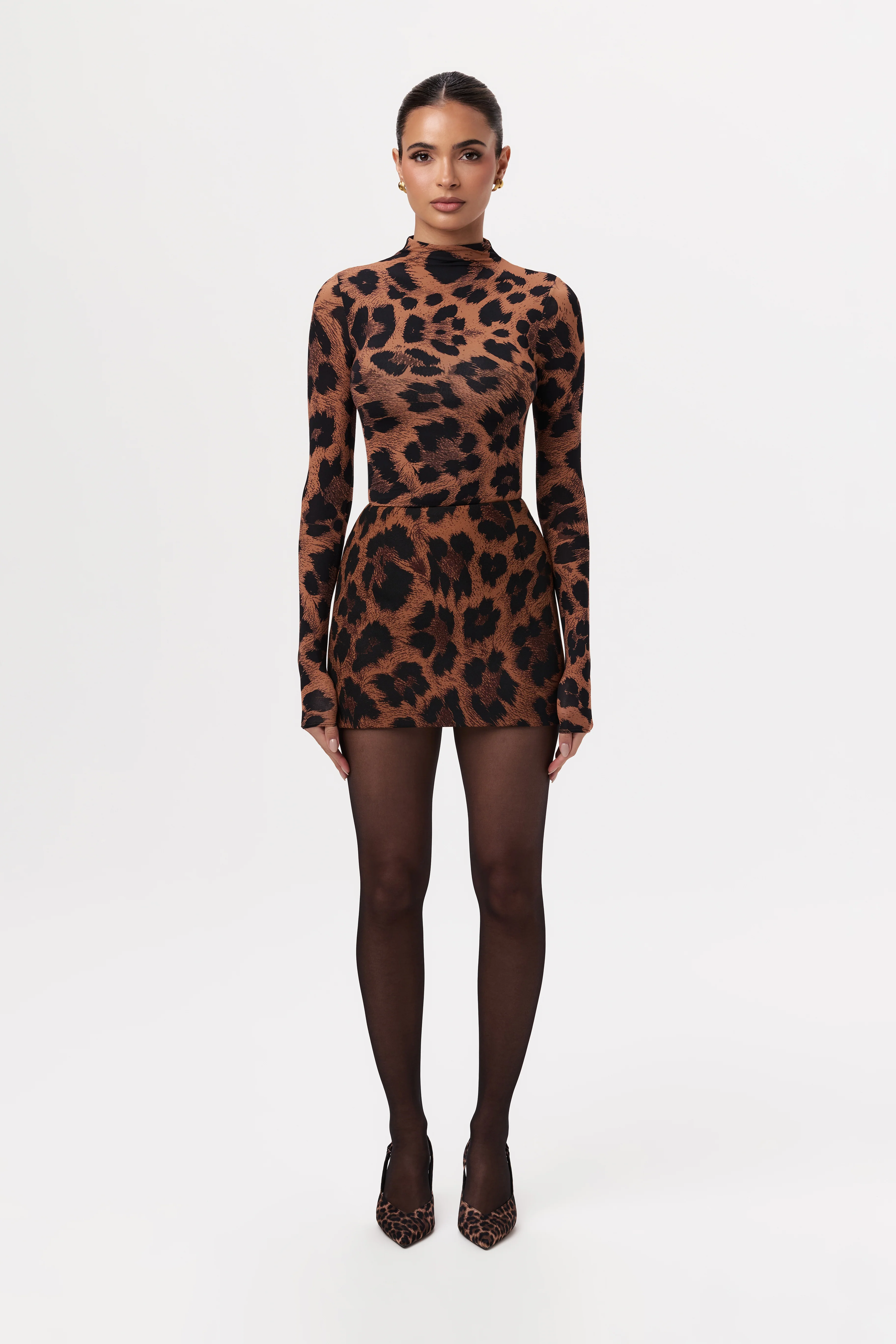 Suiting Mini Skirt - Image 3