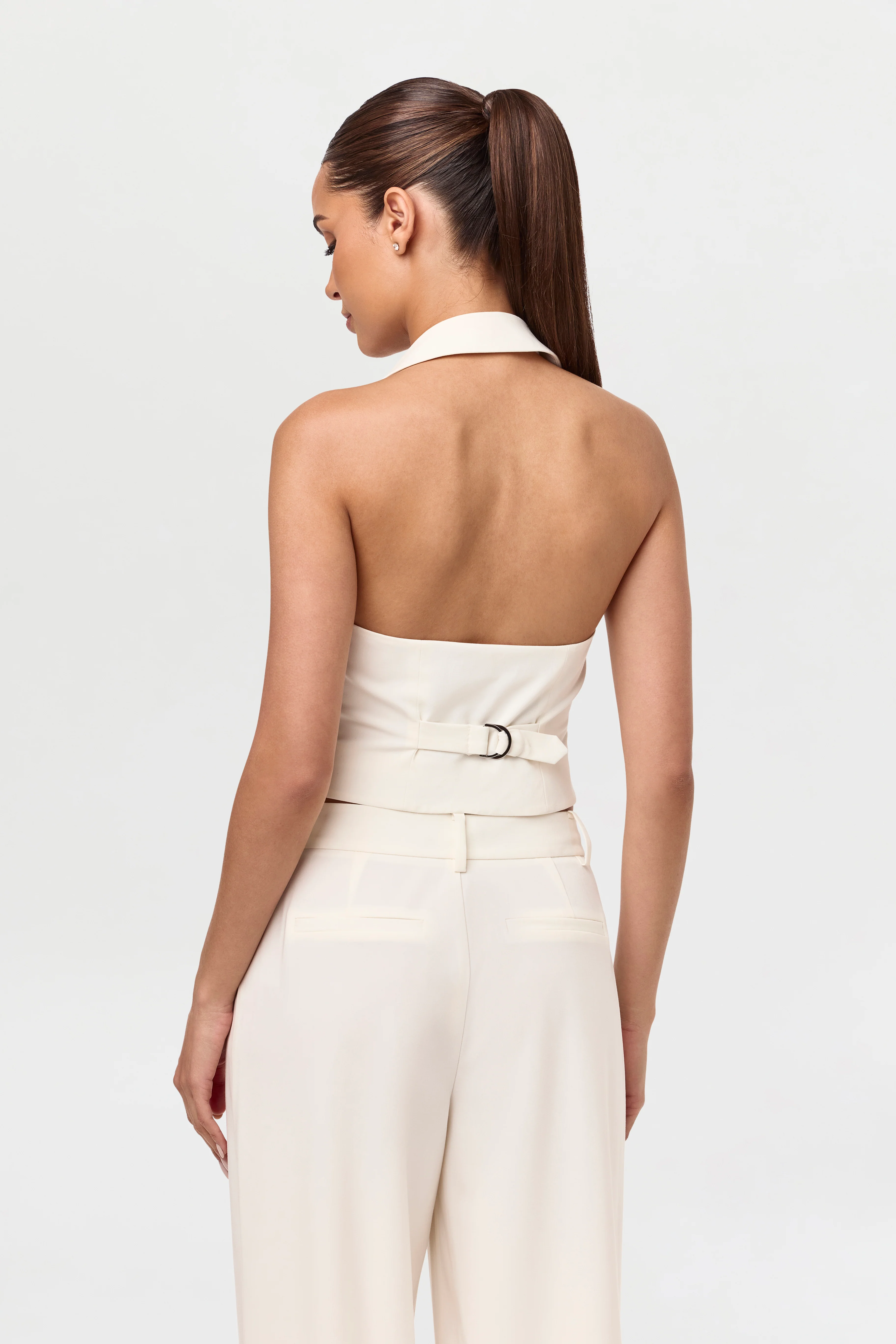 Tuxedo Halter Suit Vest - Image 6