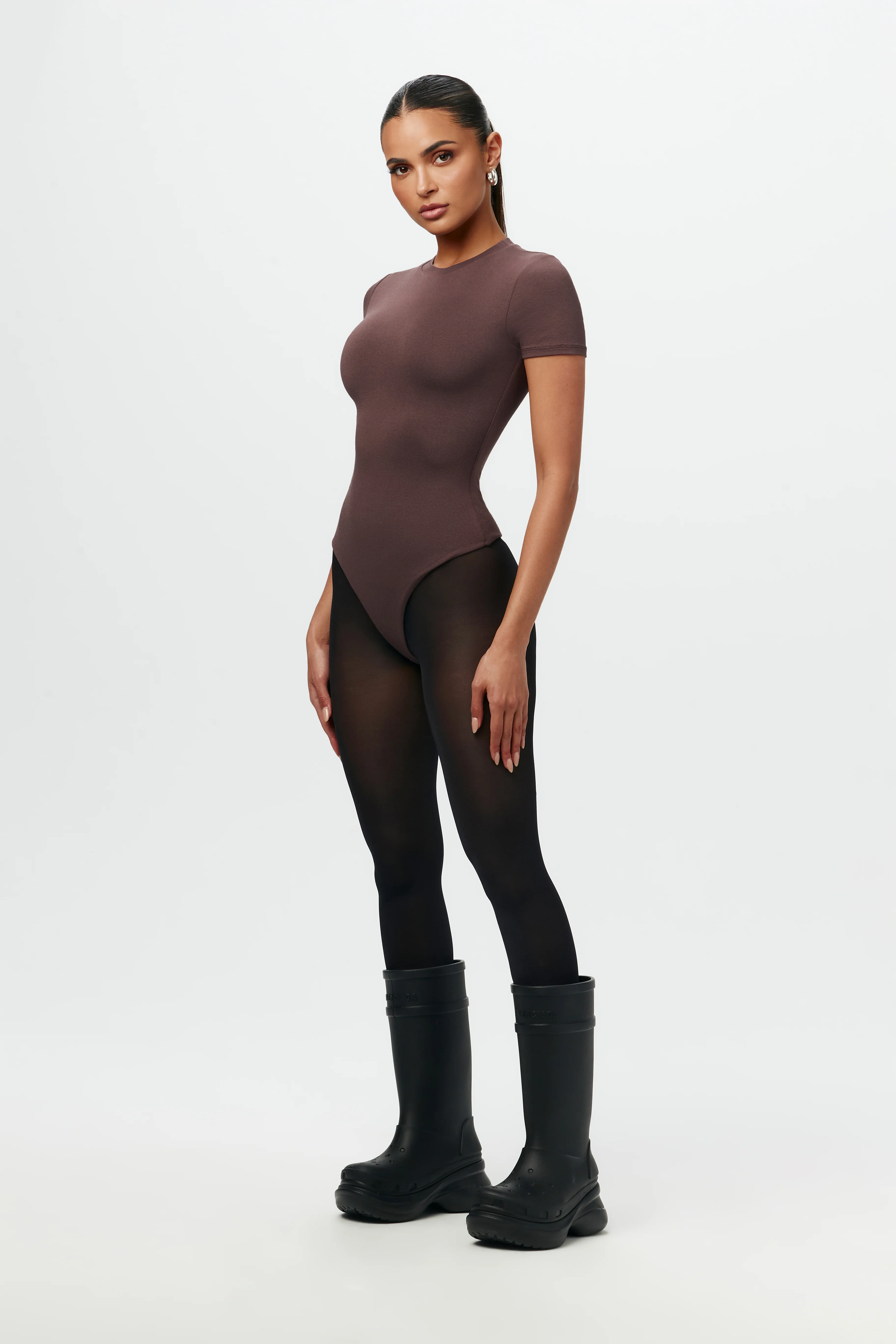 NW Crewneck Short Sleeve Bodysuit - Image 25