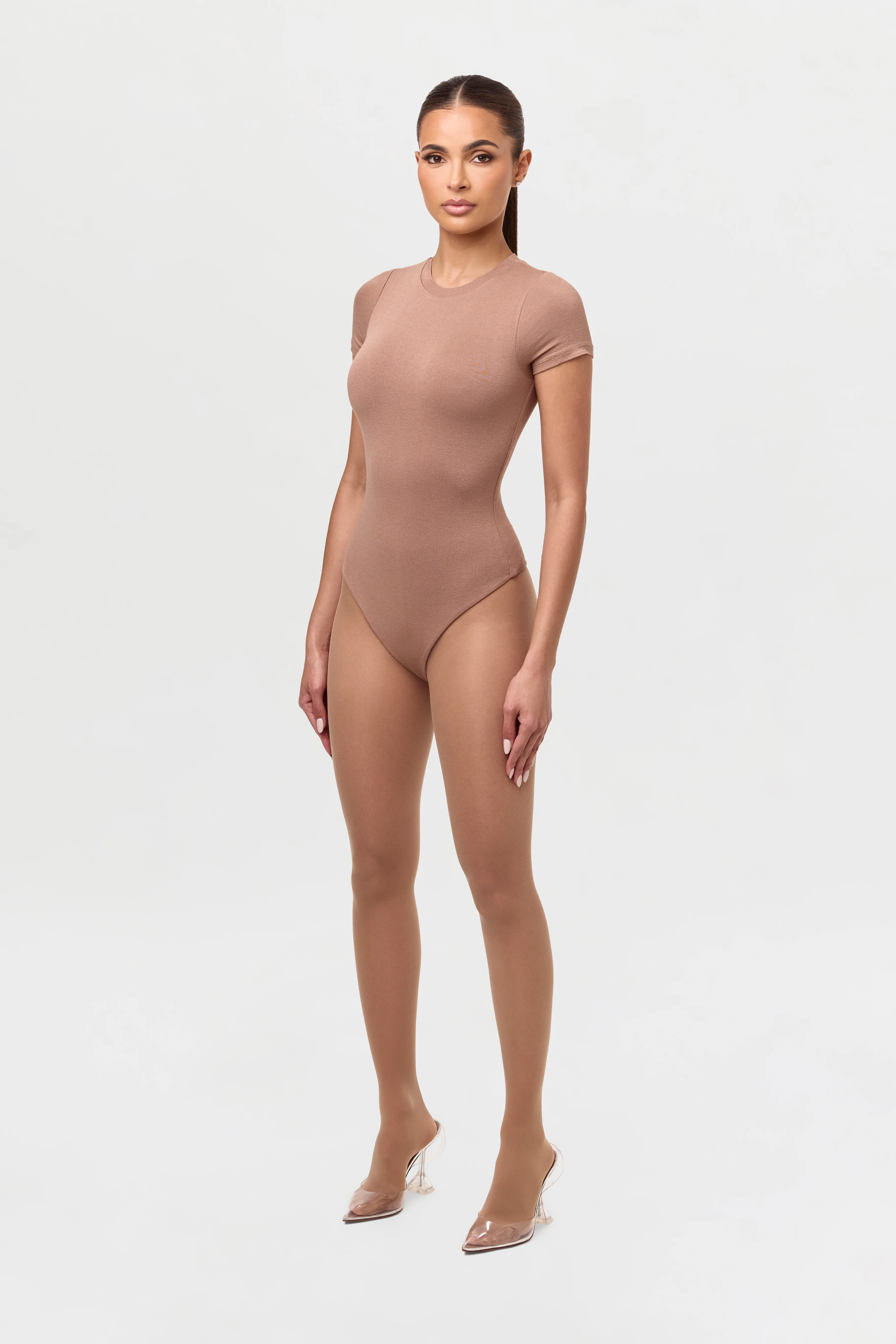 NW Crewneck Short Sleeve Bodysuit - Image 9