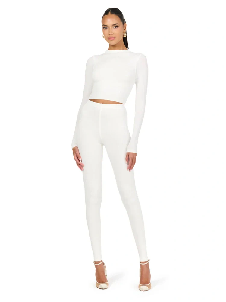 NW Mock Neck Crop Top - Image 9