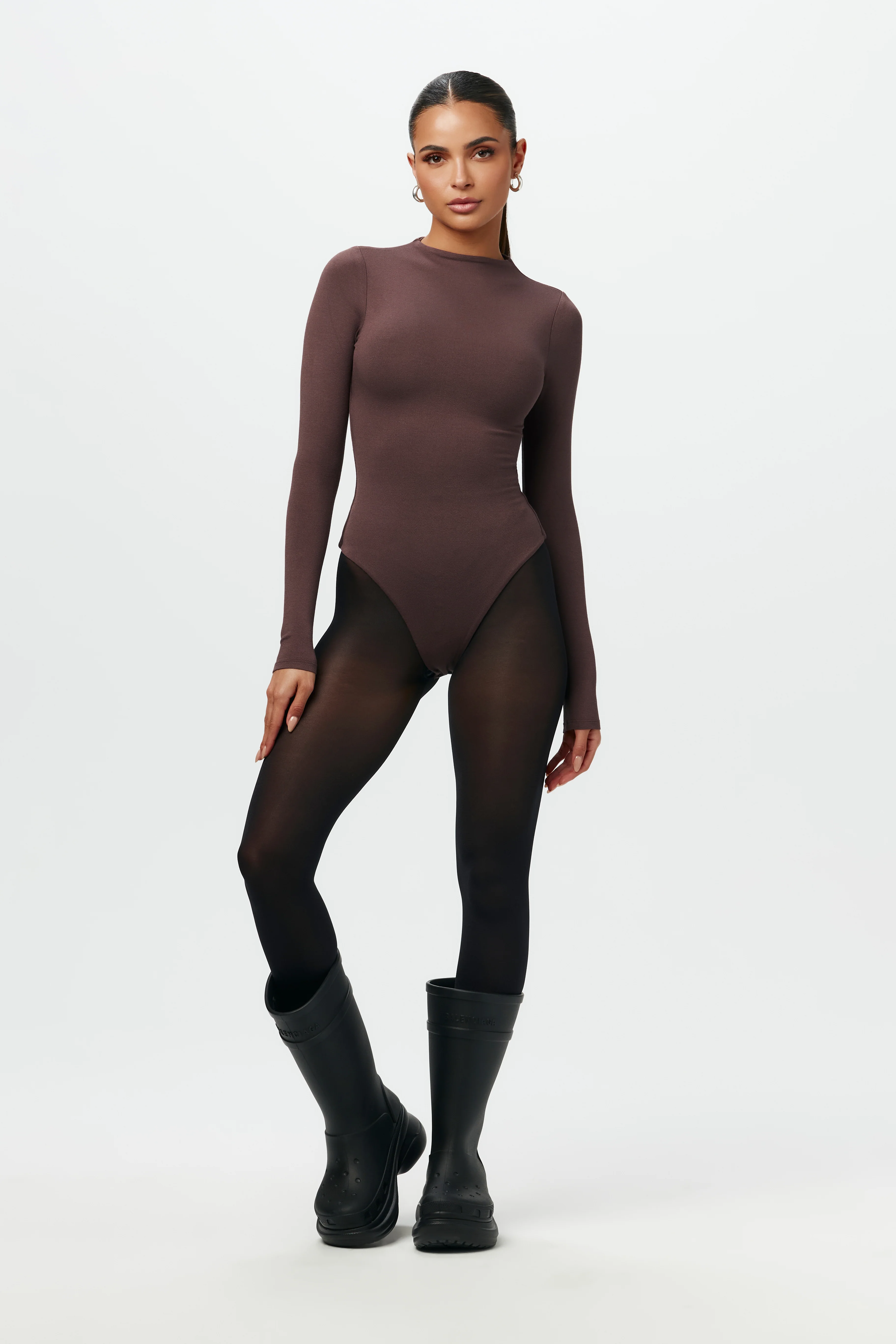NW Sculpt Mock Neck Bodysuit - Image 25