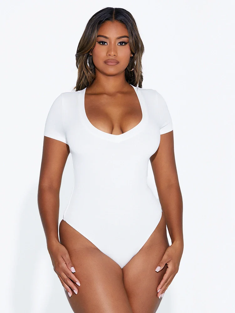 NW V-Neck Sculpt Bodysuit - Image 12